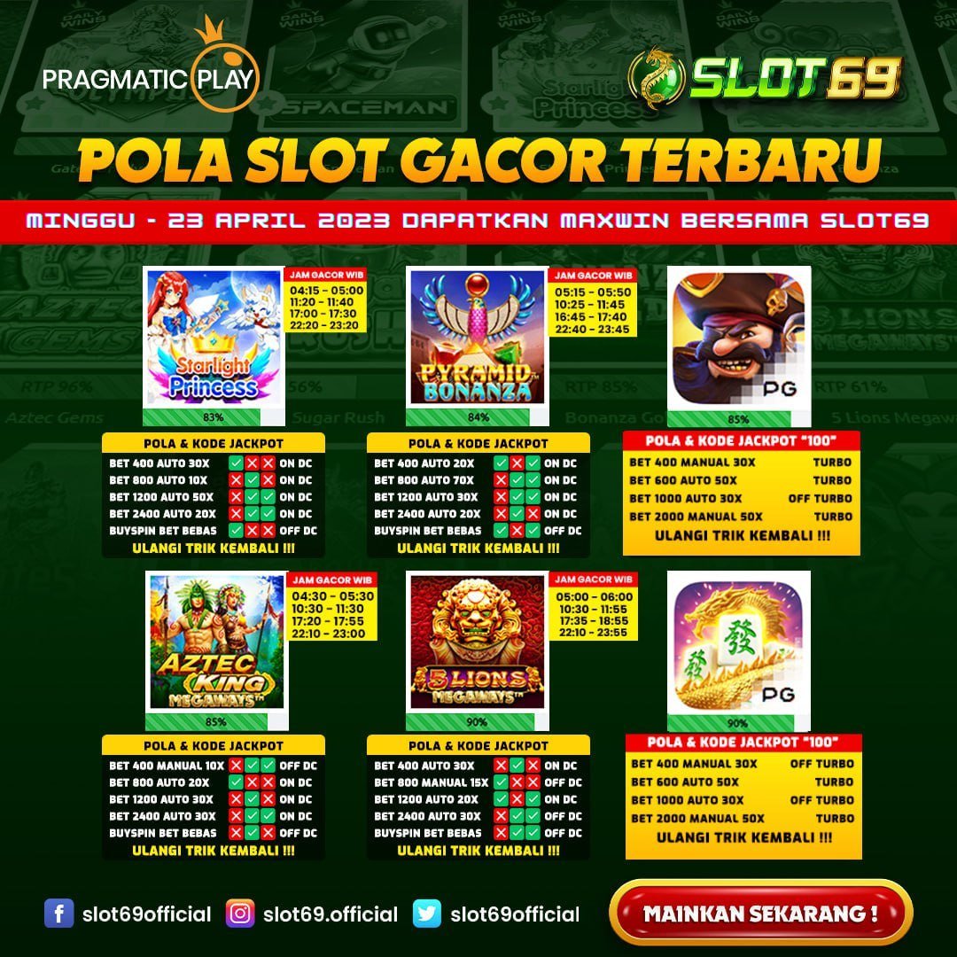 slot69official's tweet photo. UPDATE BARU, UDAH DIJAMIN SERU
POLA SLOT GACOR HARI INI BARU
UPDATE KHUSUS HANYA UNTUK KAMU
Langsung cocol polanya, siapa tau hari ini giliran kamu dapetin JACKPOT!
Dimana lagi kalo bukan di #SLOT69
Sage Pasutri Panas Panas YGTB Bima JEON WONWOO #JENCHELLA2023 Jihyo CSAT PemaiN