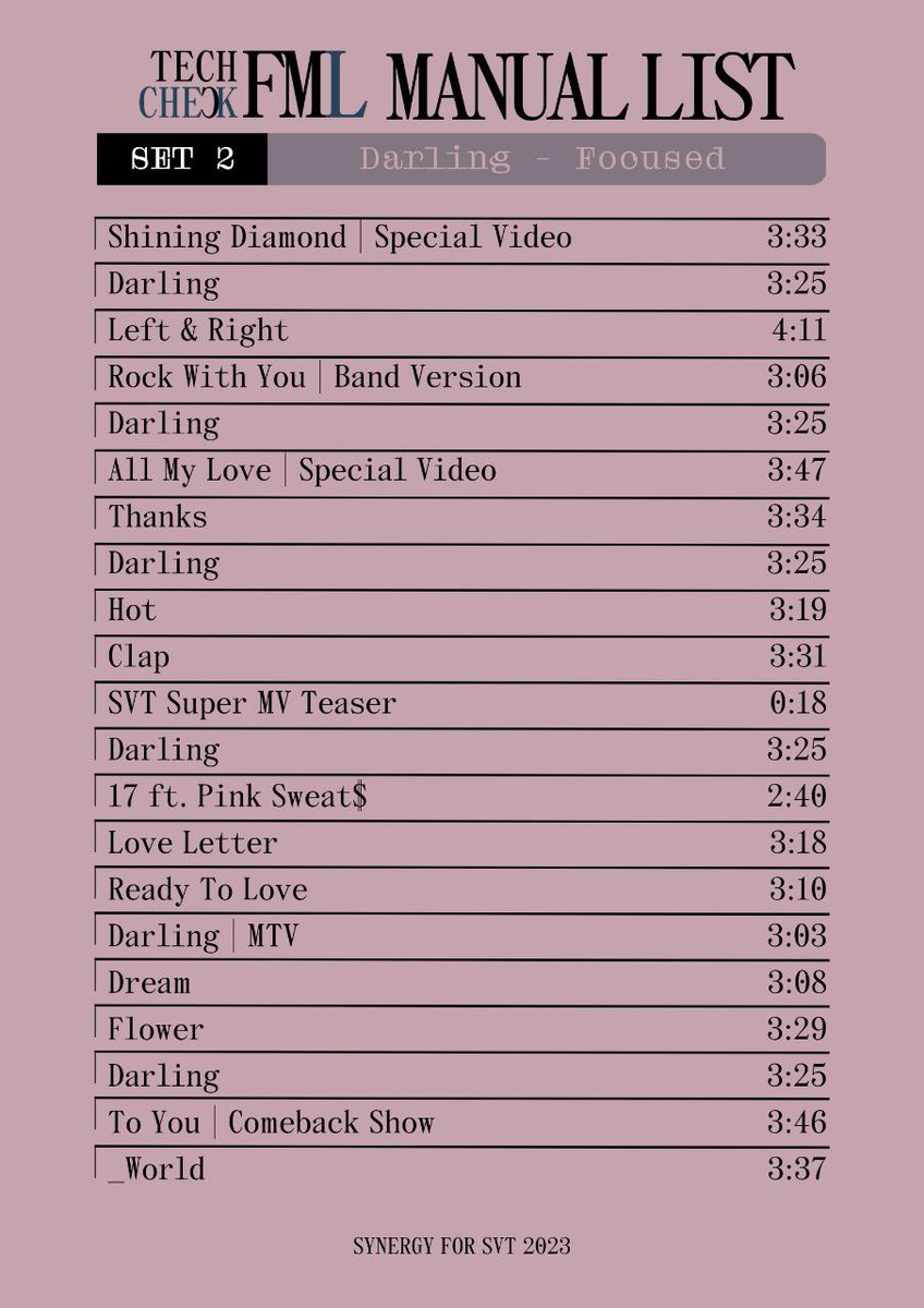 kezRmr's tweet photo. Joining now the Tech Check now on Youtube 🙌
You may use below FML MANUAL LIST for YT streaming 🤗
#TechCheck_FML #FxckMyLife #Super @pledis_17 @goingseventy https://t.co/sL0eK7xU7A