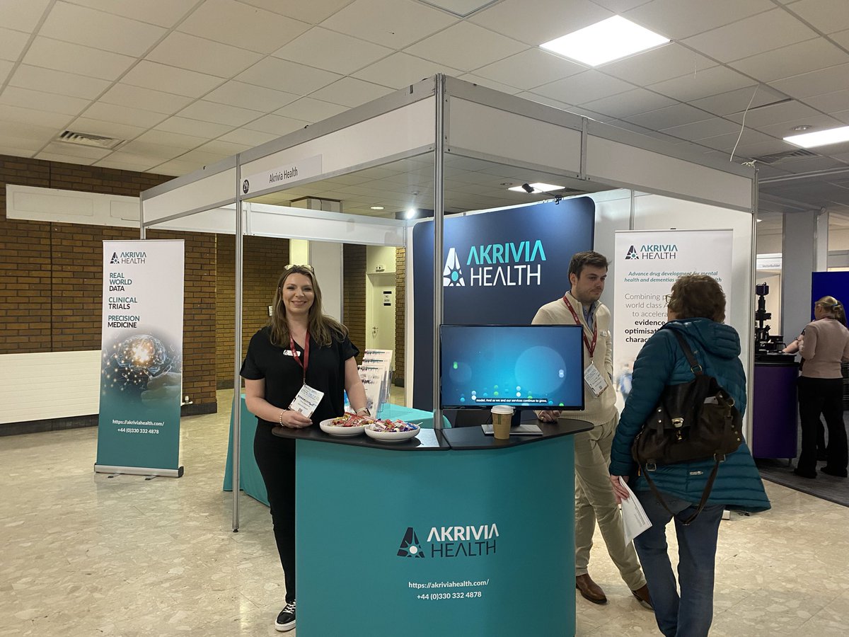 AkriviaHealth's tweet photo. Day one here we go! 🙌 

So excited to be at #BNA2023 

Drop by our booth 29b to say hi to the team!

Don’t miss out on Ana Todorovic presenting her poster later today in poster 5 from 14.40-16.20! https://t.co/nJGjRNUNbw