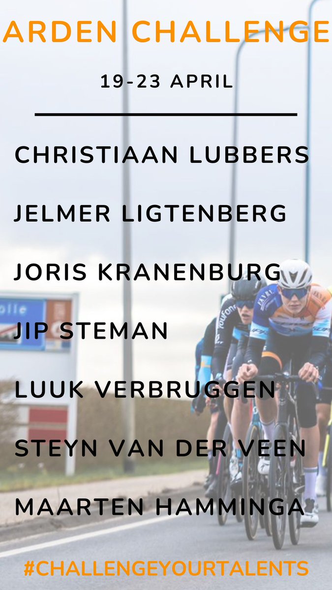 We zijn vandaag met twee koersen actief op Twitter.
<a href="/HoutseLinies/">Omloop Houtse Linies</a> #ArdenChallenge