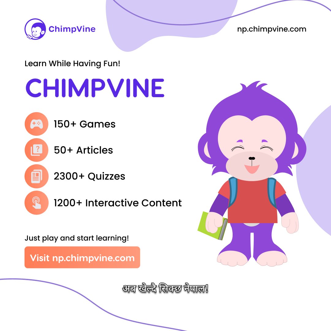 ChimpVine's tweet photo. Is your child losing interest in traditional learning methods? 🎮📚 

Switch to ChimpVine's gamified education and watch them learn with excitement! 🚀👨‍👩‍👧‍👦
https://t.co/umcWKnymOX

#ChimpVine #LearnWithChimpVine #switch #start #EidMubarak #Nepal #EarthDay #elearning #AgustD https://t.co/qlQeaNx32w