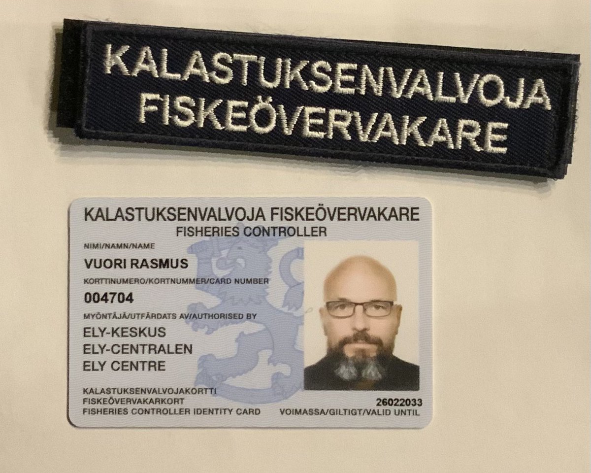 I’m now officially qualified and authorized. Poachers beware!