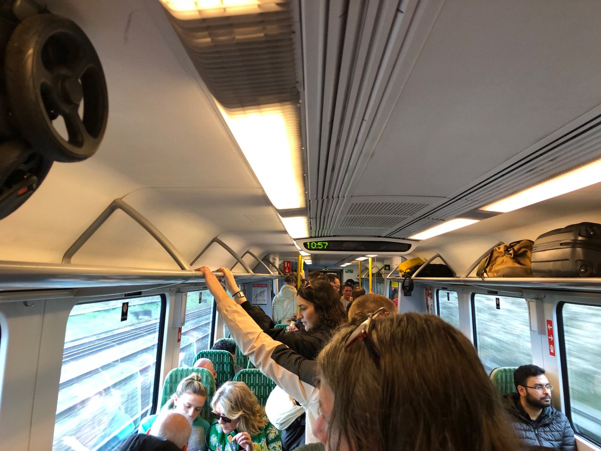 chadkilloran's tweet photo. Appalling service on @WestMidRailway again today. How am I paying for this? #weneedmoretrains #morecarriages #stopthemadness https://t.co/XE0rjf3iGG