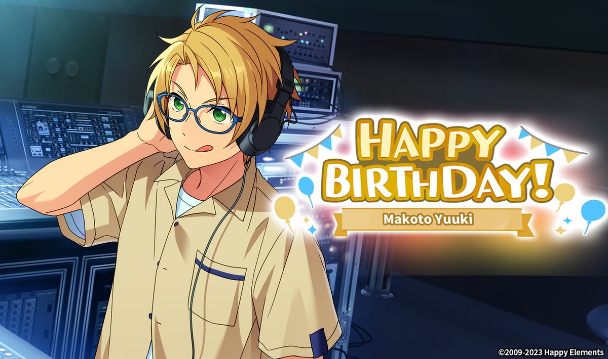 enstarsmusic_EN's tweet photo. 🎉Today is the birthday of Makoto Yuuki!

🎂Happy Birthday to Makoto!

🎁RT&amp;❤️:
2 producers: 10 DIA Scout Tickets

#EnsembleStarsMusic https://t.co/wlpPUxRzns