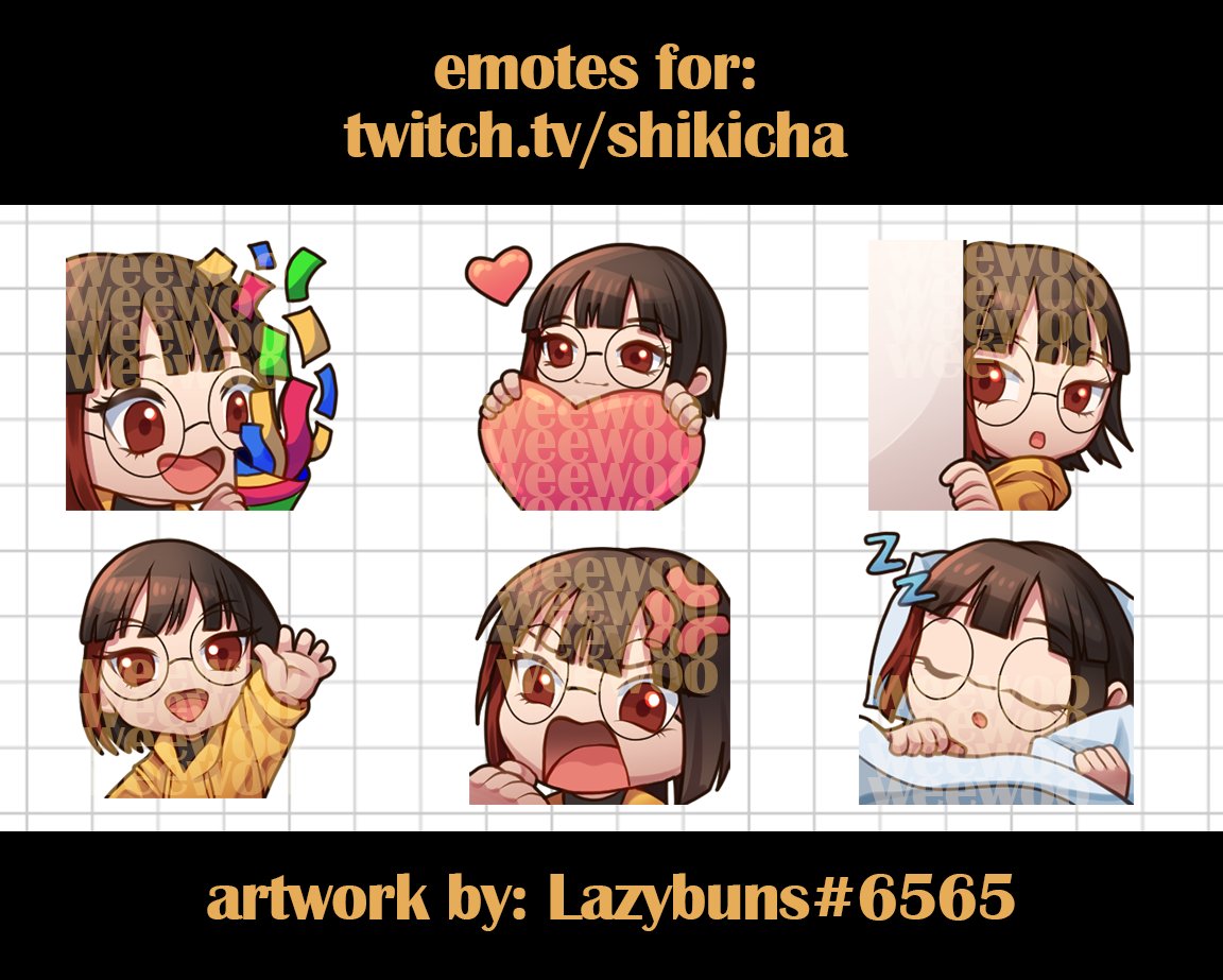 had some emotes made for the channel, thanks to Lazybuns for being such a sweetheart. 💞 c:
