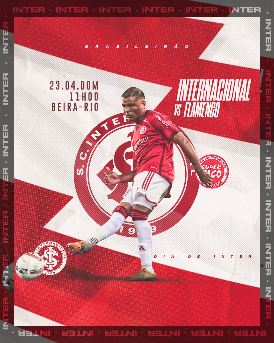DIA DE INTER 🇮🇩🔥

Brasileirão 2023 

@scinternacional x @flamengo 

⚪️🔴 VAMO VAMO INTER! 

#SuperFico #SuperFico1977 #SempreAoLadodoInter #SportClubInternacional #TorcidaOrganizada #Brasileirao2023  #VidadeTorcida
