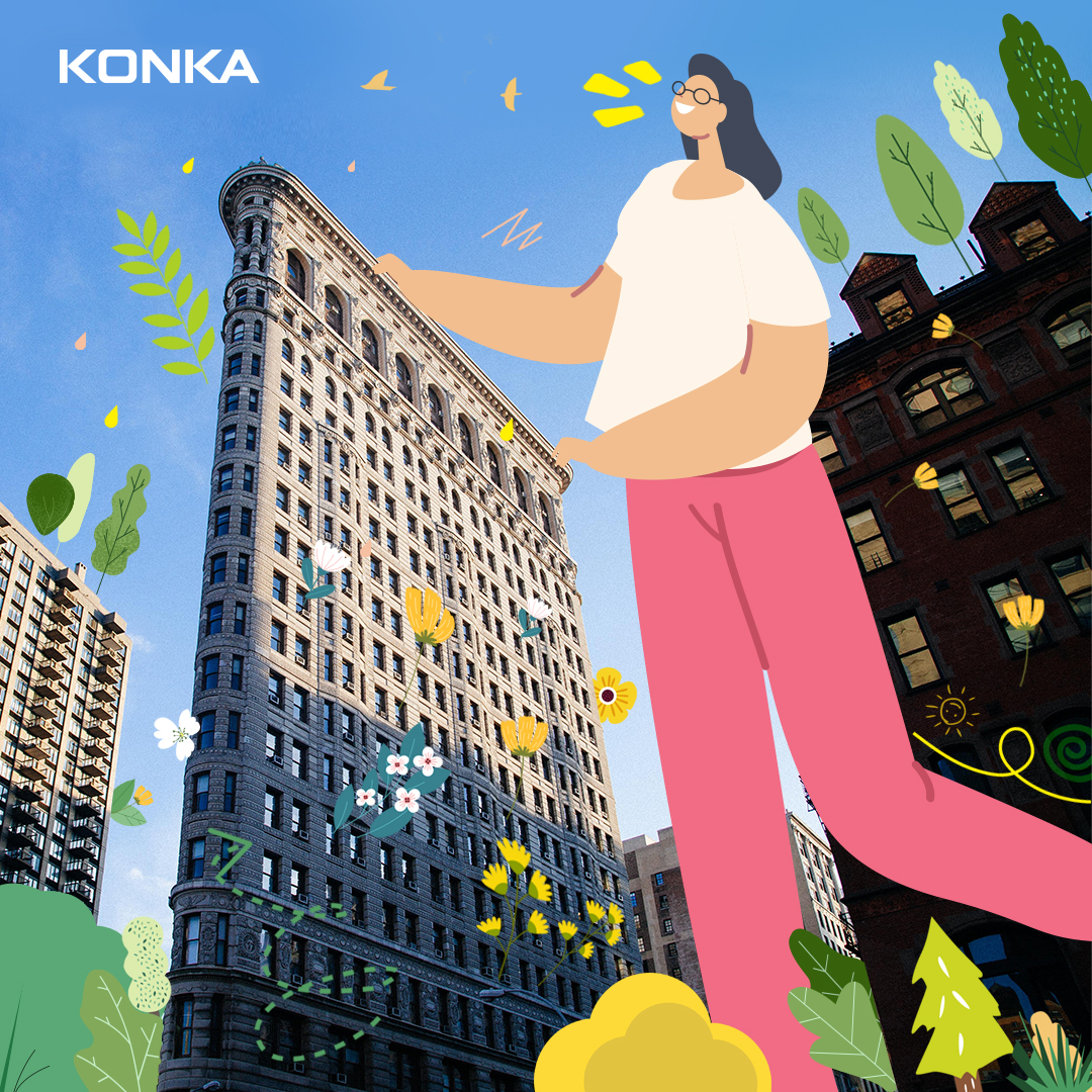 KONKA_Global's tweet image. 🌿🌞KONAK TVs are not only light and thin, but they also promote a green environment full of birdsong and flowers.🐦🌺 Our packaging is made of recyclable materials, ensuring that we fulfill the health and environmental protection concept. 

 #greenearth #recyclablepackaging🌎