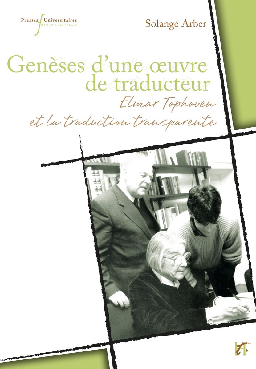[PARUTION] Genèses d’une œuvre de traducteur, Elmar Tophoven et la traduction transparente.
Ouvrage issu de la thèse de Solange Arber, maîtresse de conférences au CERCLL. pufr-editions.fr/produit/genese…