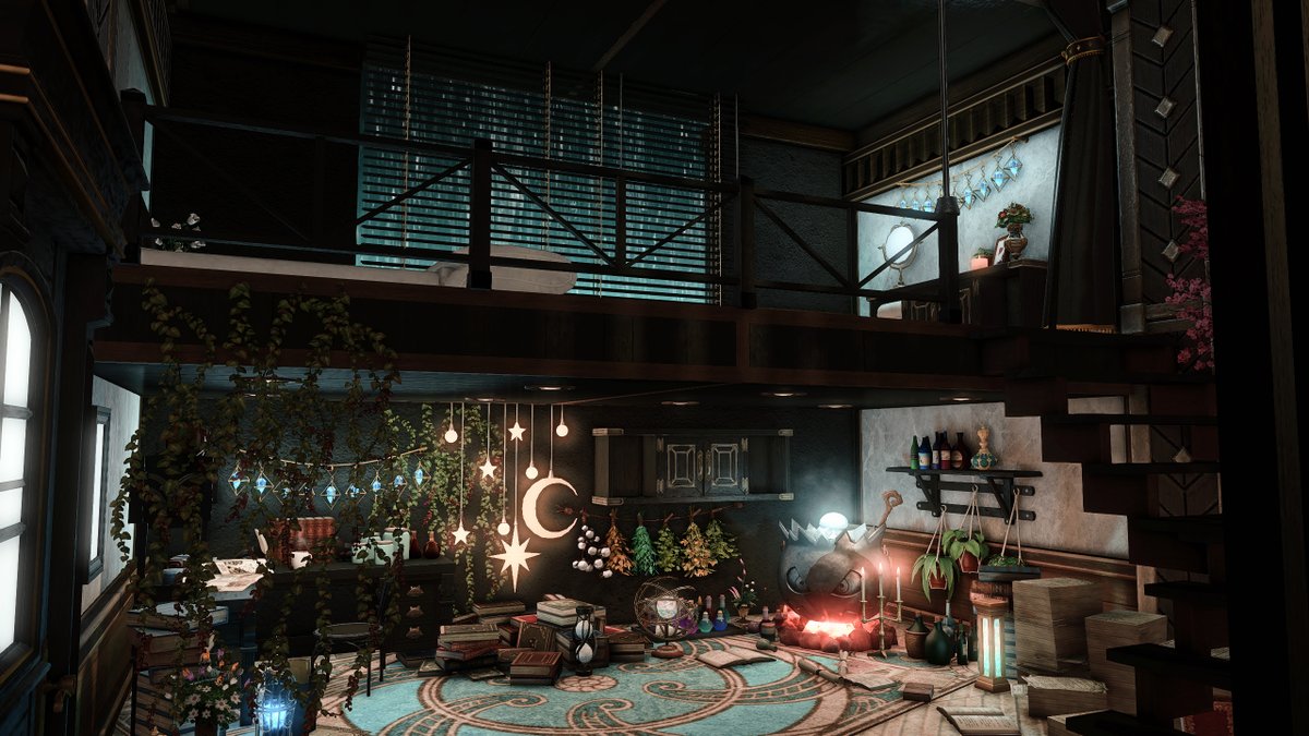 EENlX's tweet photo. ✦ azem's estate [M]

a cozy apartment in the heart of amaurot, well-suited for a chaotic ancient between research expeditions ✦

crystal - malboro ✦ mist - W20 - P31
#ffxivhousing #ff14ハウジング https://t.co/B65zmSy5vD