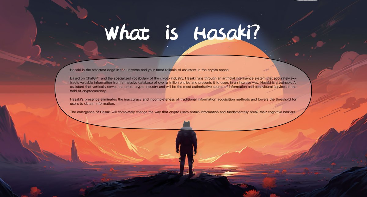 The website will be published in 24 hours.

#Hasaki $HAHA #memecoins