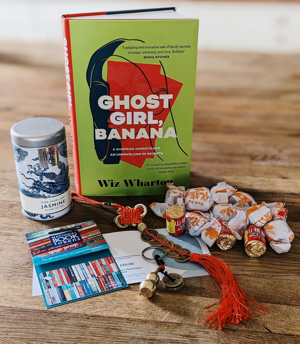 Chomsky1's tweet image. ***GIVEAWAY***
To celebrate the UK release of #GhostGirlBanana on 18th May, I have a personalised and dedicated copy of the finished hardback, a selection of Chinese goodies PLUS a £50 book token to give away. Please like, retweet and follow by 7pm on 1 May 23. T&amp;amp;Cs below 👇