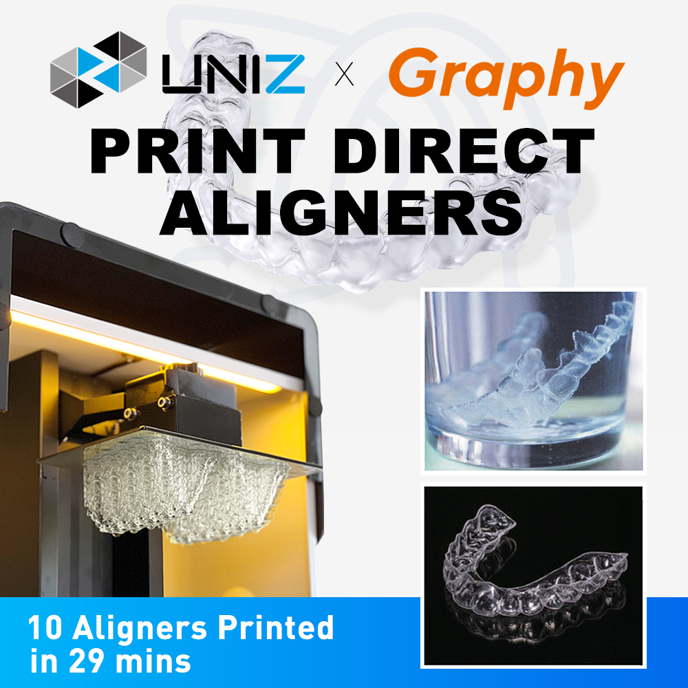 UNIZTechnology's tweet photo. Don't miss UNIZ's live demos at booth #898! Here together with our partner Graphy, we will showcase the 3D printing of Direct Aligners on the fastest 3D printer on the world! 🏆🔥

#NBEE #UNIZ #dentists #fastest3dprinter #digitaldentisty #AAO #AAO2023 #AAO_Chicago #Orthodontics https://t.co/zH7RouTPi8