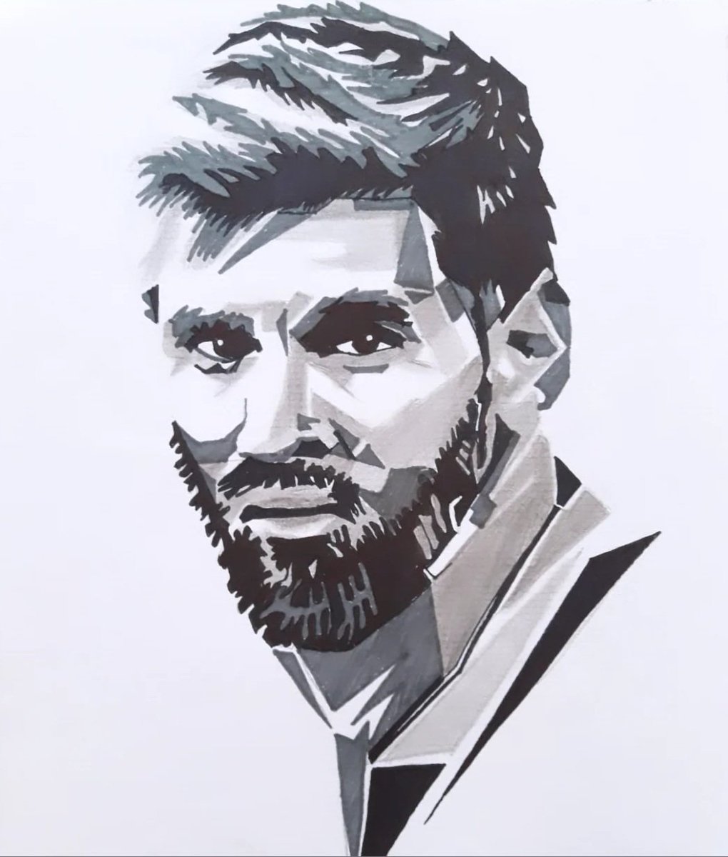 Astrid_Ferns_07's tweet photo. Done and dusted✨️🎨🖌 
How's it, guys?

https://t.co/s1RxOvQxPm

#Messi #LeoMessi #LionnelMessi #FootballFanArt #MonochromePotrait #FacialGeometricDesign #GeometricSilhouetteArt #Tfdo https://t.co/A8j4jlIU9Z