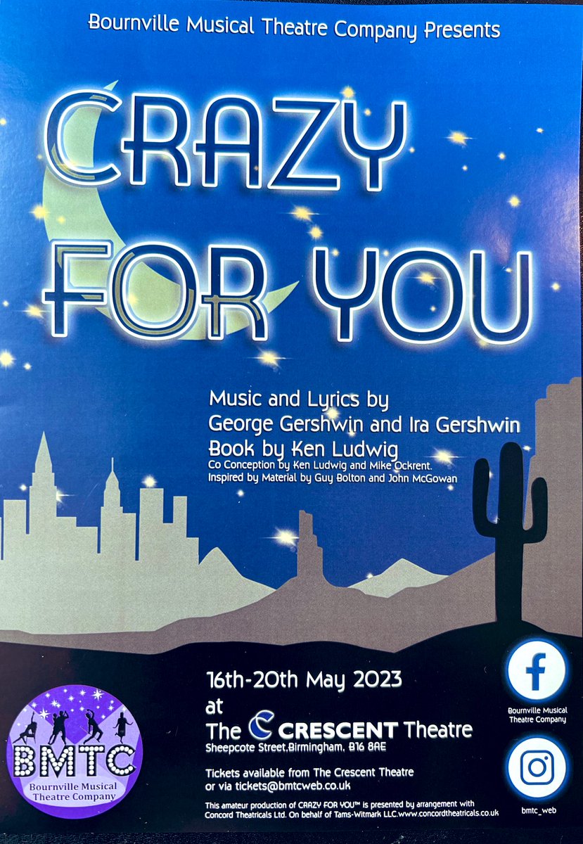 BMTCWEB's tweet photo. @BrumHour 
Looking forward to seeing you @crescenttheatre https://t.co/a6tksVjt0j
