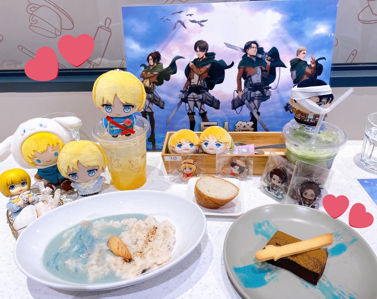 rrrm_8_8ag's tweet photo. クックパッド 巨人祭👨🏻‍🍳🍳✨
久々にアルミンぬい達を連れて楽しかった〜🥰 https://t.co/ffKzIwZawK