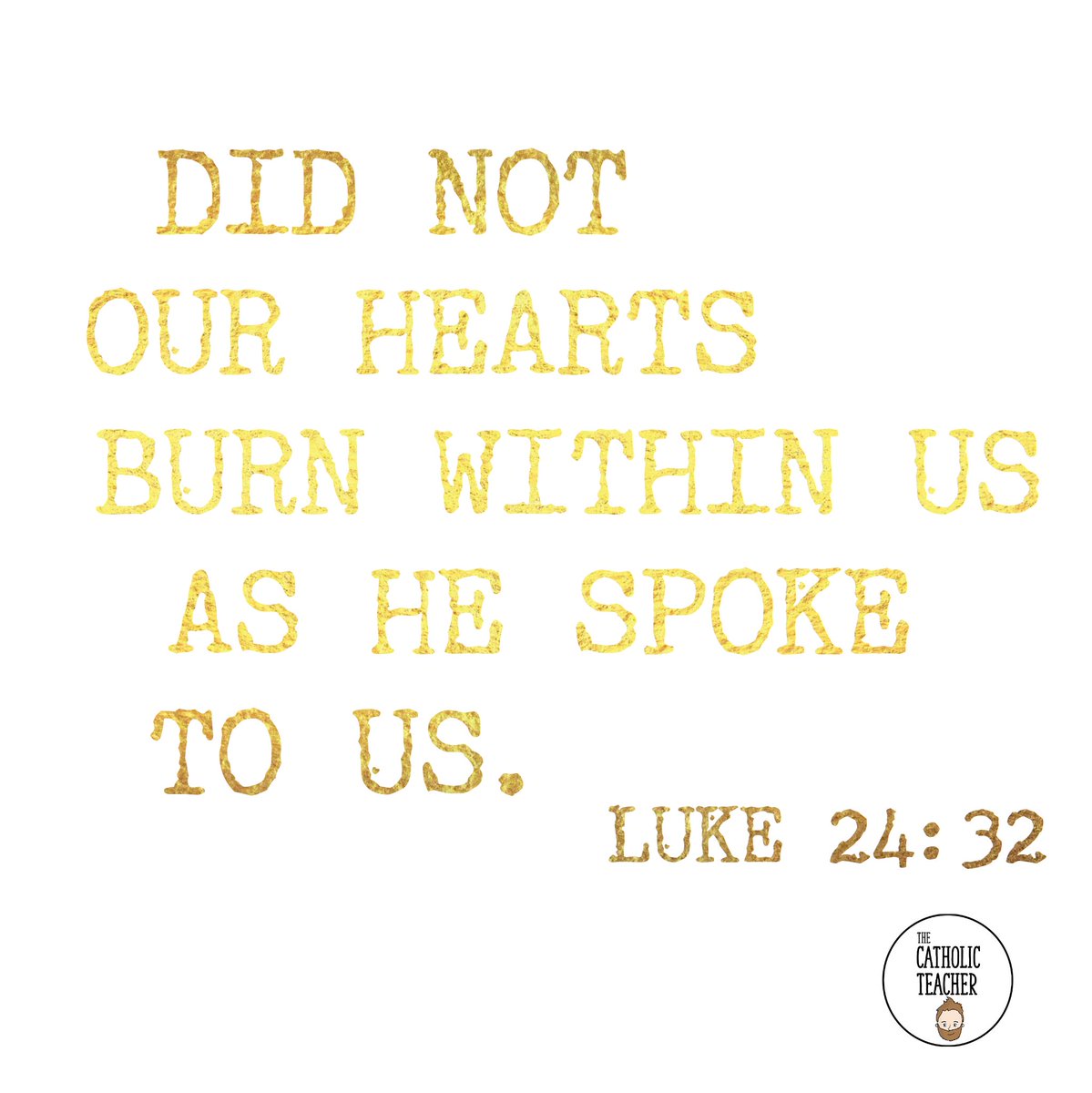 I have always loved the Emmaus Story and the imagery of our hearts being on fire after having met Jesus..

#easter #emmaus #hearts #heartsonfire #jesus #god #faith #resurrection #teacher #teacherlife #Catholic #catholiclife #catholicidentity #thecatholicteacher