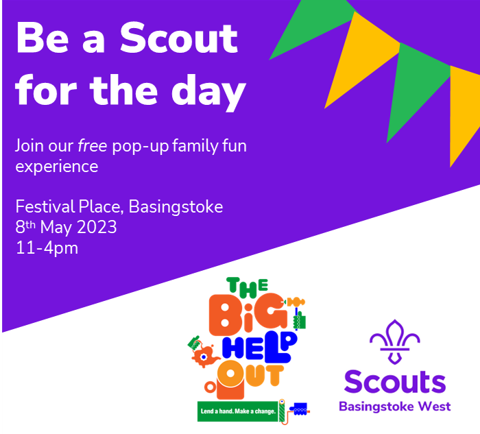 To mark His Majesty The King’s Coronation thousands of organisations are showcasing how you can help out in your community. Celebrate with us and see what we are all about. Enjoy Coronation Crafts, Sumo Suits, Mini Pioneering, Escape Box and more! #skillsforlife #TheBigHelpOut
