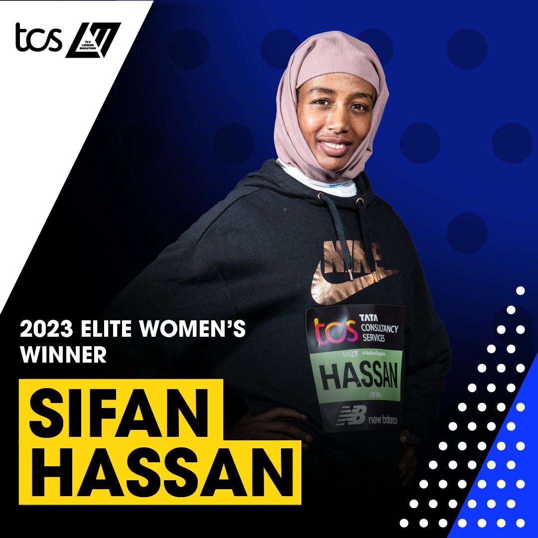 IT'S UNBELIEVABLE! 🤯 Sifan Hassan wins the 2023 TCS London Marathon. #LondonMarathon #WeRunTogether