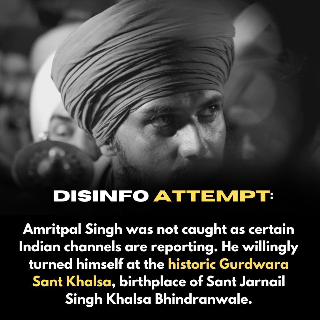 Sandhu65587's tweet photo. #WeStandWithAmritpalSingh https://t.co/6qX0Lfa0qr