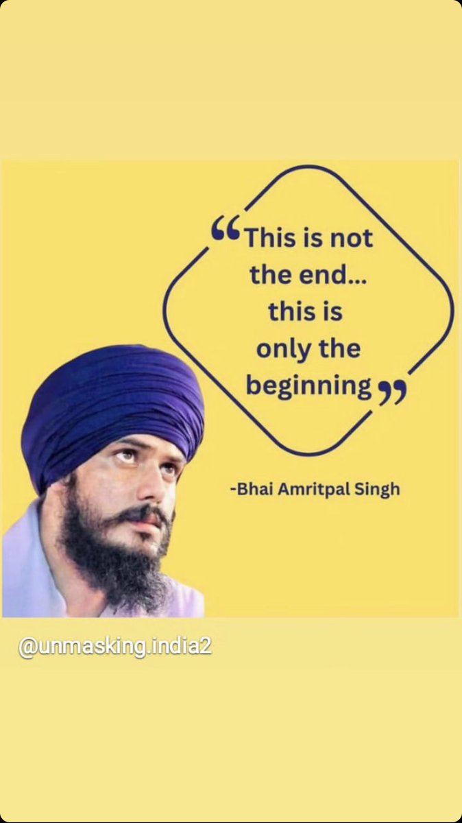 Sandhu65587's tweet photo. #WeStandWithAmritpalSingh https://t.co/1UsmeBy94L