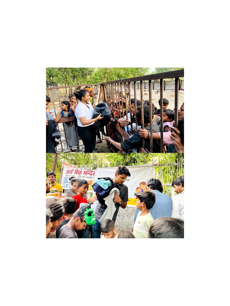 nss_lc1's tweet photo. NSS Law Centre-1, Under Project Shiksha conducted Cloth Donation Drive in Collaboration with Atharv Seva Foundation on 21st of April 2023 at Sabzi Mandi Railway Station, New Delhi.
#nsslc1
#nssrddelhi
#nssrd
#atharva
#clothdonationdrive https://t.co/xEfMEWUf3q