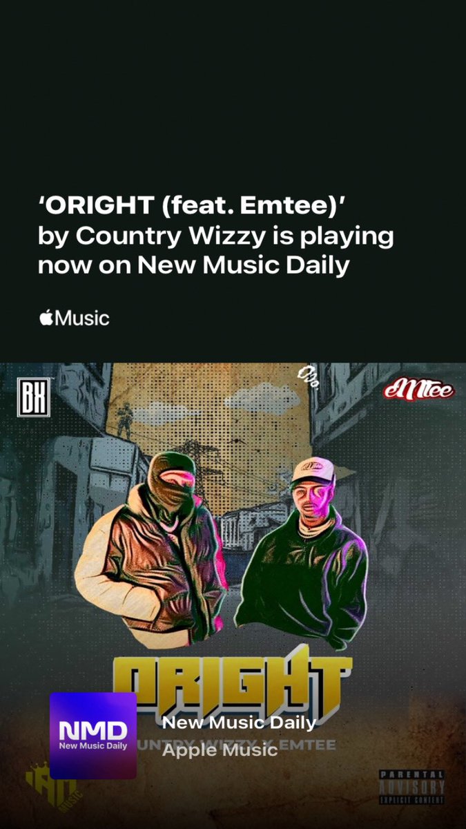 countrywizzy_tz's tweet photo. Keep Streaming #Oright on all DSPs
https://t.co/WzVl3jhd8C https://t.co/qRdP2H0DEa