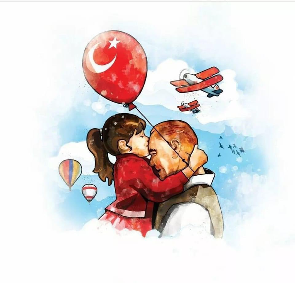 Cumhuriyetimizin kurucusu Gazi Mustafa Kemal Atatürk tarafından 23 Nisan 1920’de TBMM’nin açılışı ile birlikte dünya çocuklarına armağan edilen 23 Nisan Ulusal Egemenlik ve Çocuk Bayramı kutlu olsun. 🇹🇷 

#EnGüzelBayram | #23NisanKutluOlsun