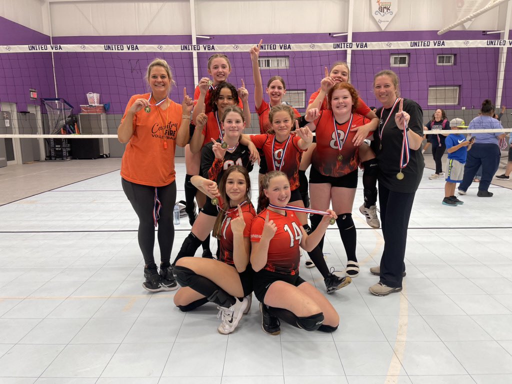 They worked hard, they built over the season, they trusted the process and the Country Fire 12’s just ended their season by WINNING the tournament!! Congratulations on a 1st place tournament win!! Y’all rocked it! #countryfirevb #MoreThanVolleyball #comeplaywithfire