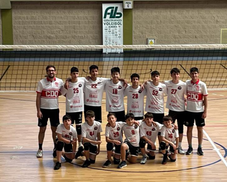 Nuestro infantil masculino gana sus semifinales 3-0 a <a href="/adesa80vb/">ADESA 80 VB JUV MASC</a> en el #cadeba <a href="/FAVB_/">FAVB</a> . Esta victoria nos lleva al campeonato de España de la <a href="/rfevb/">Real Federación Española de Voleibol</a>. Esta tarde a por el campeonato de Andalucía, #vamoscondequinto #condequintonuncaserinde @eiffage_es @ubagogroup <a href="/aytodoshermanas/">Ayuntamiento de Dos Hermanas</a>