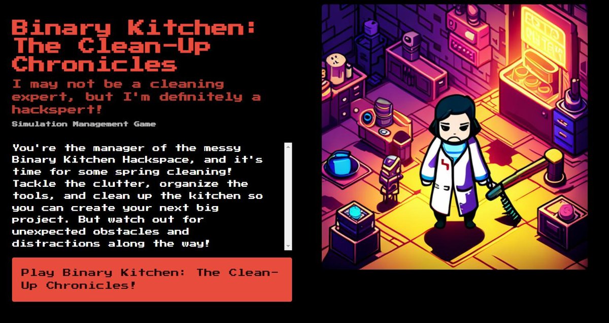 SandraZ (@z_sazae) on Twitter photo This game ... (via infinityarcade.com)
Heute mit der Sonntagslektüre "Vereine führen für Dummies"
Gut, dass das ein Koop-Multiplayer ist ;-)
<a href="/binary_kitchen/">Binary Kitchen</a> This game ... (via infinityarcade.com)
Heute mit der Sonntagslektüre "Vereine führen für Dummies"
Gut, dass das ein Koop-Multiplayer ist ;-)
<a href="/binary_kitchen/">Binary Kitchen</a>
