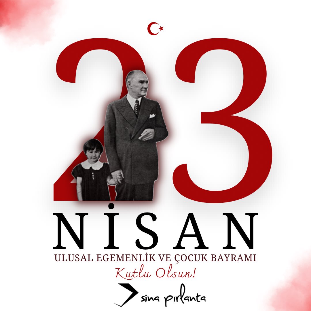 "Baharın en güzel çiçekleri çocuklar. Eğer gülüyorsa çocuklar, daha aydınlık olacak yarınlar. Çocuklar; bu bahar, gelecek sizin! 23 Nisan Ulusal Egemenlik ve Çocuk Bayramımız kutlu olsun!"

#23Nisan #23NisanUlusalEgemenlikCocukBayramı #sinapırlanta