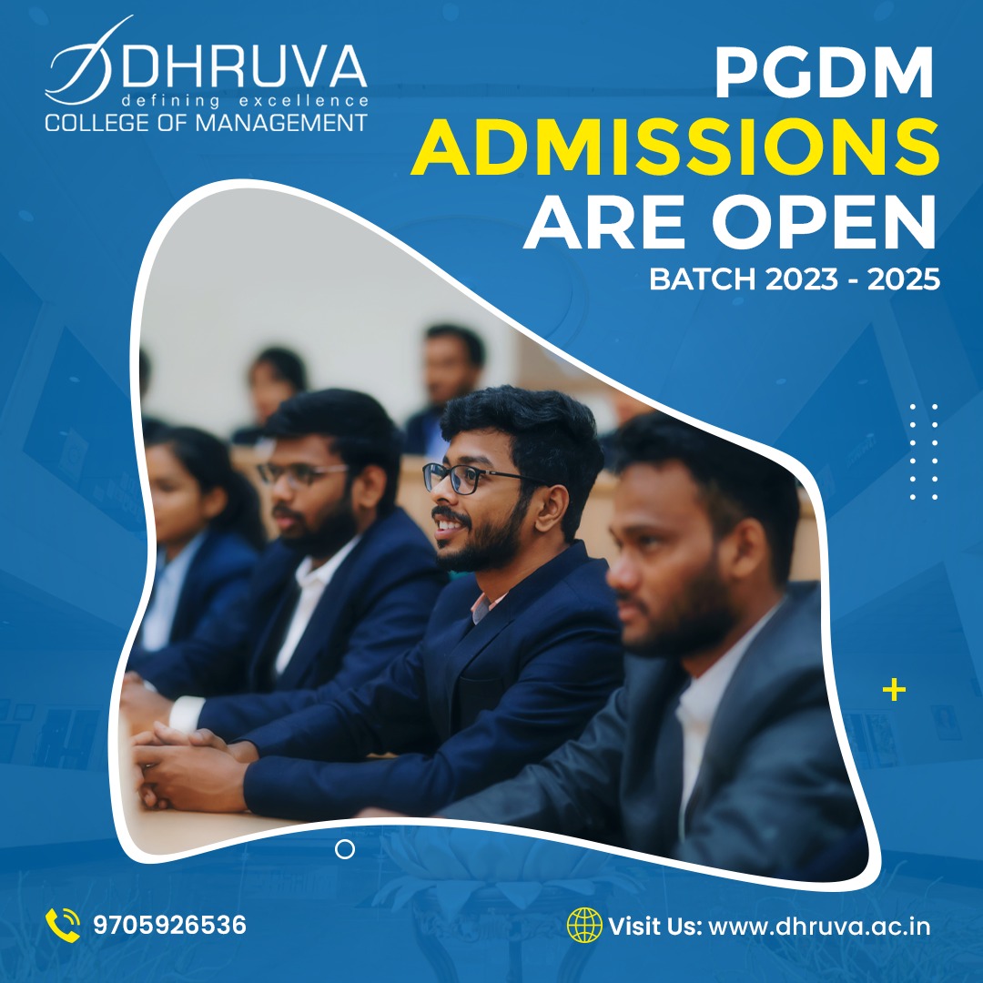 college_dhruva's tweet image. Take the first step towards the world of amazing possibilities with #PGDM Admissions
Get ready to explore new avenues, develop leadership skills &amp;amp; gain hands-on experience through our meticulously curated program.
Admissions are open for the 29th Batch- Apply Now.
#PGDMPlacements
