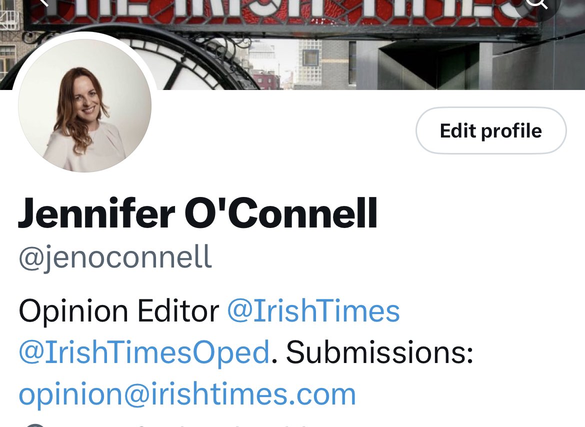 Jennifer O'Connell tweet media