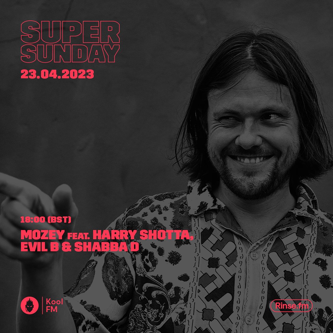 koolfmofficial's tweet photo. LIVE: it's #Mozey feat. @harryshotta, #EvilB, @shabbadan on https://t.co/D0a04hk9aq + 106.8FM
#RinseFM #KoolFM #SuperSunday https://t.co/s15JX4GsN9
