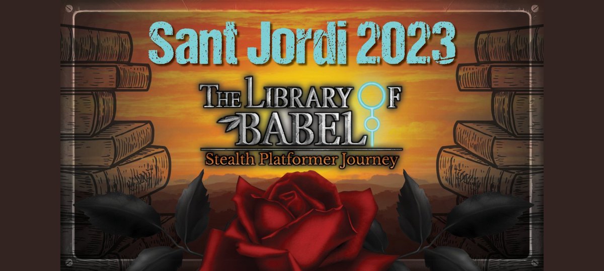 tanuki_gs's tweet photo. Feliç #SantJordi2023 ! Ja podeu gaudir de The Library of Babel en #català⚘️ https://t.co/BlhtZGrWWt