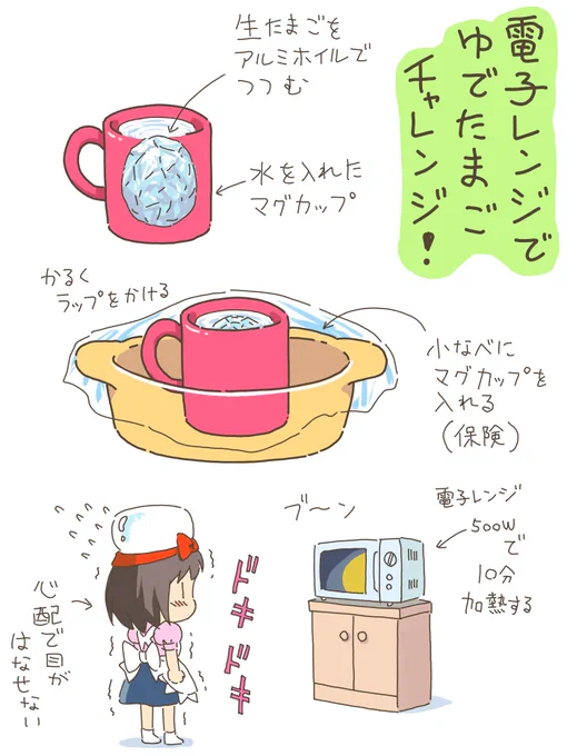 売れのこったブラウン管のおはなし。(736)

電子レンジでゆでたまごチャレンジ! 