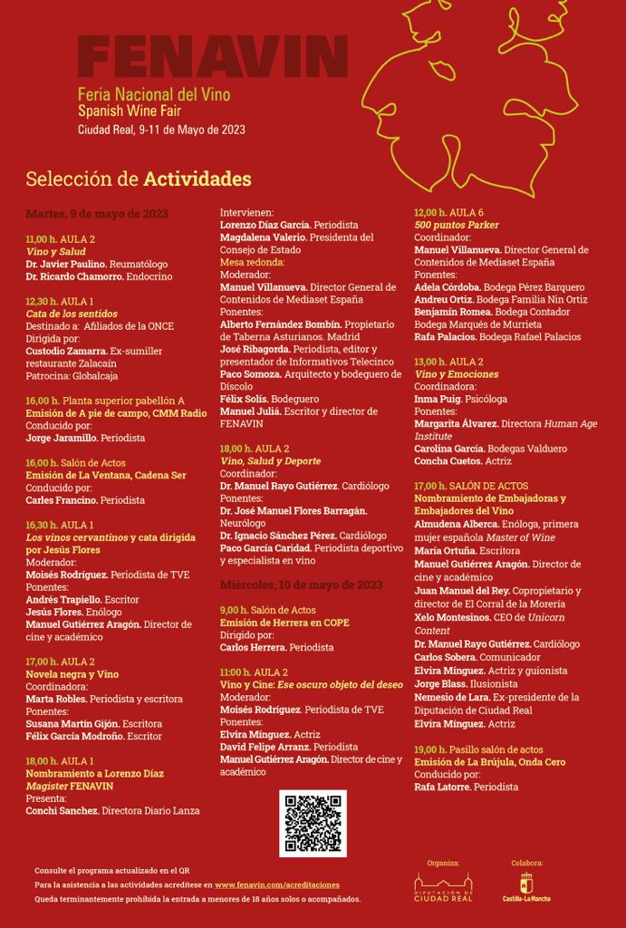 David Felipe Arranz (@dfarranz) on Twitter photo 🎬🎬🎬 Muy feliz de participar este año en <a href="/Fenavin_Oficial/">Fenavin</a> en la mesa "Vino y cine: ese oscuro objeto del deseo", moderada por el gran <a href="/moisestve/">Moisés Rodríguez</a> y con dos geniales compañeros de panel, <a href="/elviraminguezpe/">Elvira Mínguez</a> y Manuel Gutiérrez Aragón 🍇🍷🎬
✍🏻 Acreditaciones:
fenavin.com/acreditaciones 🎬🎬🎬 Muy feliz de participar este año en <a href="/Fenavin_Oficial/">Fenavin</a> en la mesa "Vino y cine: ese oscuro objeto del deseo", moderada por el gran <a href="/moisestve/">Moisés Rodríguez</a> y con dos geniales compañeros de panel, <a href="/elviraminguezpe/">Elvira Mínguez</a> y Manuel Gutiérrez Aragón 🍇🍷🎬
✍🏻 Acreditaciones:
fenavin.com/acreditaciones