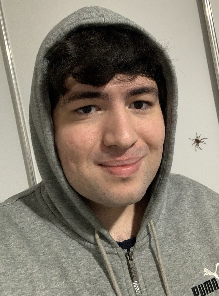 Quacks's tweet photo. Adopted a Huntsman Spider! Poor guy was all by himself the entire time. 🕷️

No name yet, all name suggestions are welcomed. 👌 https://t.co/K6UpuI71Fm