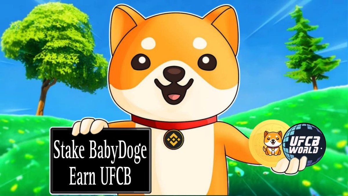 #BabyDogeSwap

Staking Babydoge deserves #UFCB

We've decideded now's the right time to launch stake #BabyDoge to earn UFCB.
We believe this will be a step in the right direction and will generate alot of attention, 
Soon there will be a HUGE push for us here defending #UFCB.
