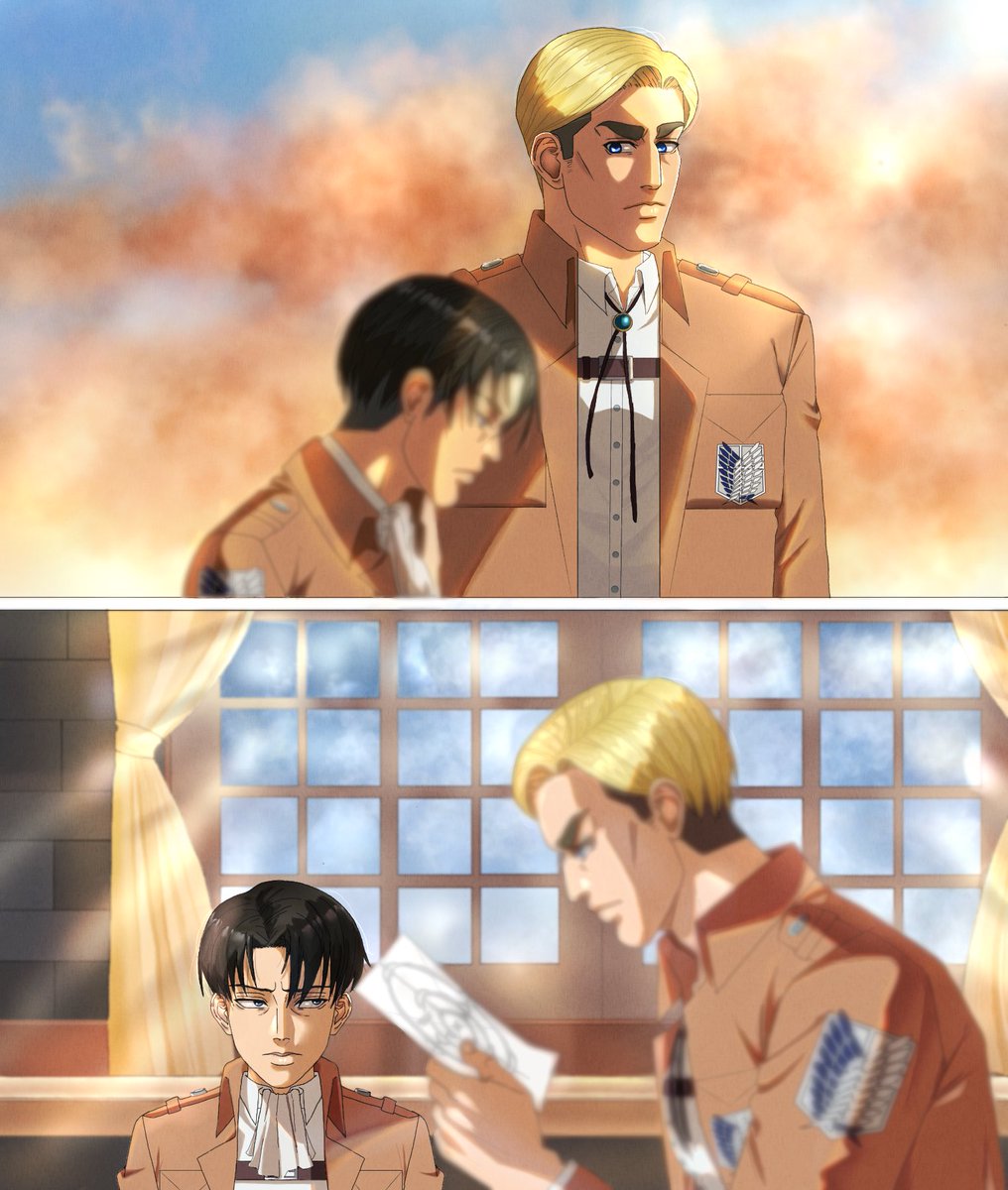 Lenachi99's tweet photo. Stare - تحديق

#aot #ErwinSmith #LeviAckerman https://t.co/9uaaIf6GH6