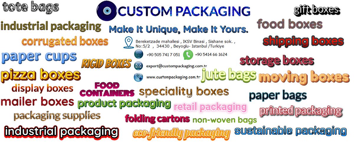 custompackingtr's tweet image. Custom Packaging
custompackaging.com.tr

#Packagingmaterials
#Custompackaging
#Ecofriendlypackaging
#Packagingdesign
#Shippingboxes
#Foodpackaging
#Retailpackaging
#Industrialpackaging
#Sustainablepackaging
#Corrugatedboxes
#Packagingsupplies
#Printedpackaging
#Cardboardboxes