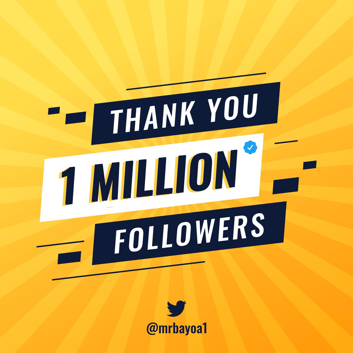 mrbayoa1's tweet image. To everyone who has been supporting me, I appreciate y’all. Thank you 🙏