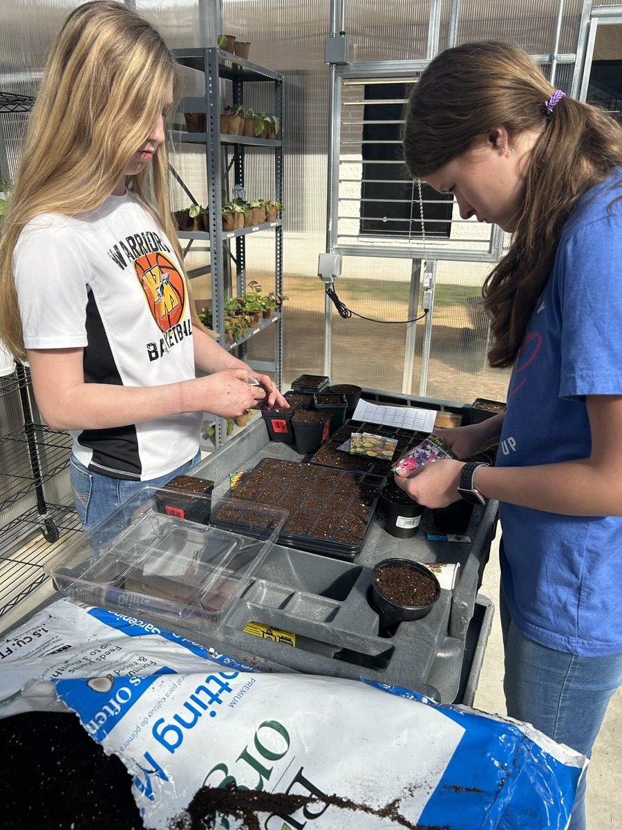 The students have been working hard on planting vegetable and flowers and crafting items for our plant sale! Stop out on May 5th and 6th to buys some plants or baked goods, all proceeds will go back to the agriculture program.