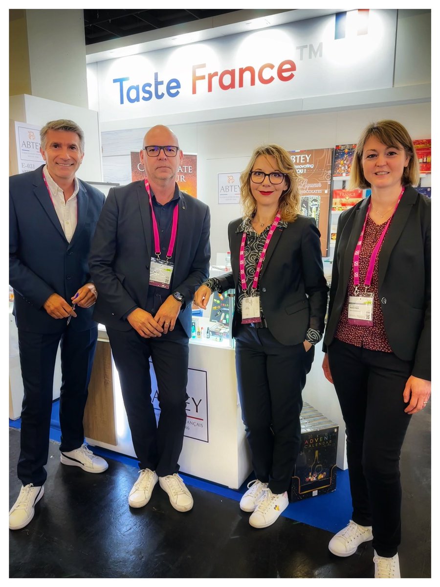 choco_abtey's tweet photo. La Chocolaterie ABTEY présente ses chocolats au salon ISM à Cologne 
(Salon International des Produits Sucrés) Un salon incontournable pour notre Chocolaterie !
#ISM #chocolate #food #export https://t.co/ZUUzJ3P1s8