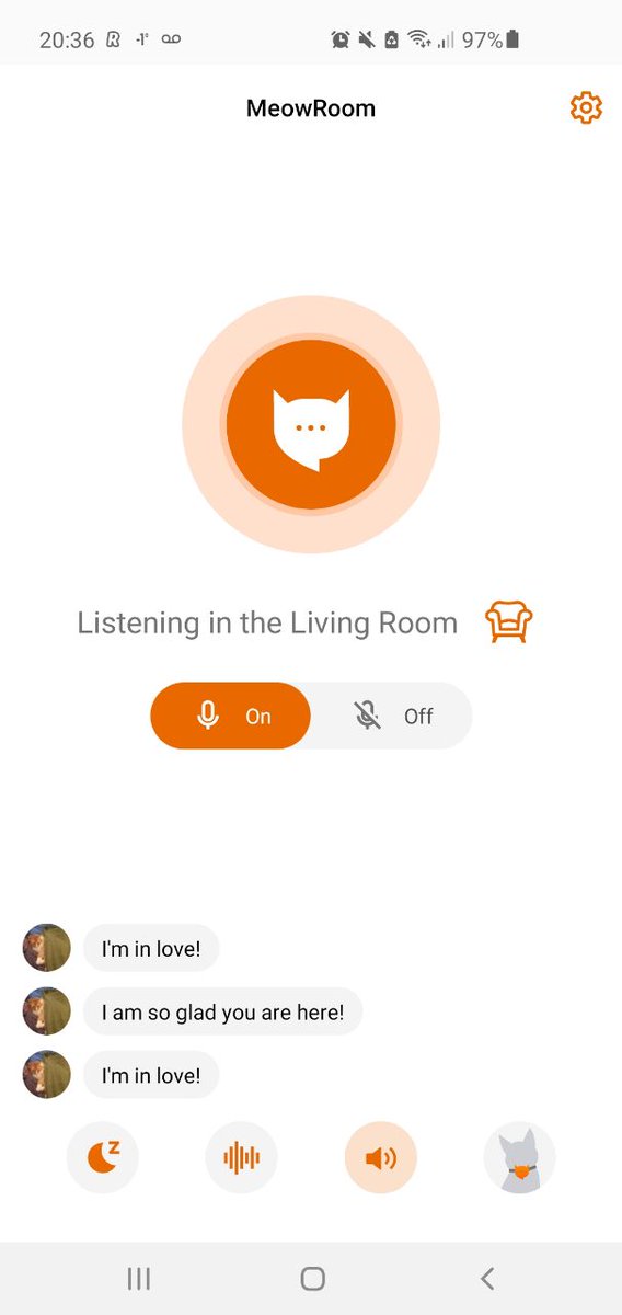 gingertheorange's tweet image. Before, when we just met, my humans were even using a special app to understand me better! Although I think my pur should have been enough for them to understand that I was pleased 😻 #CatLanguage