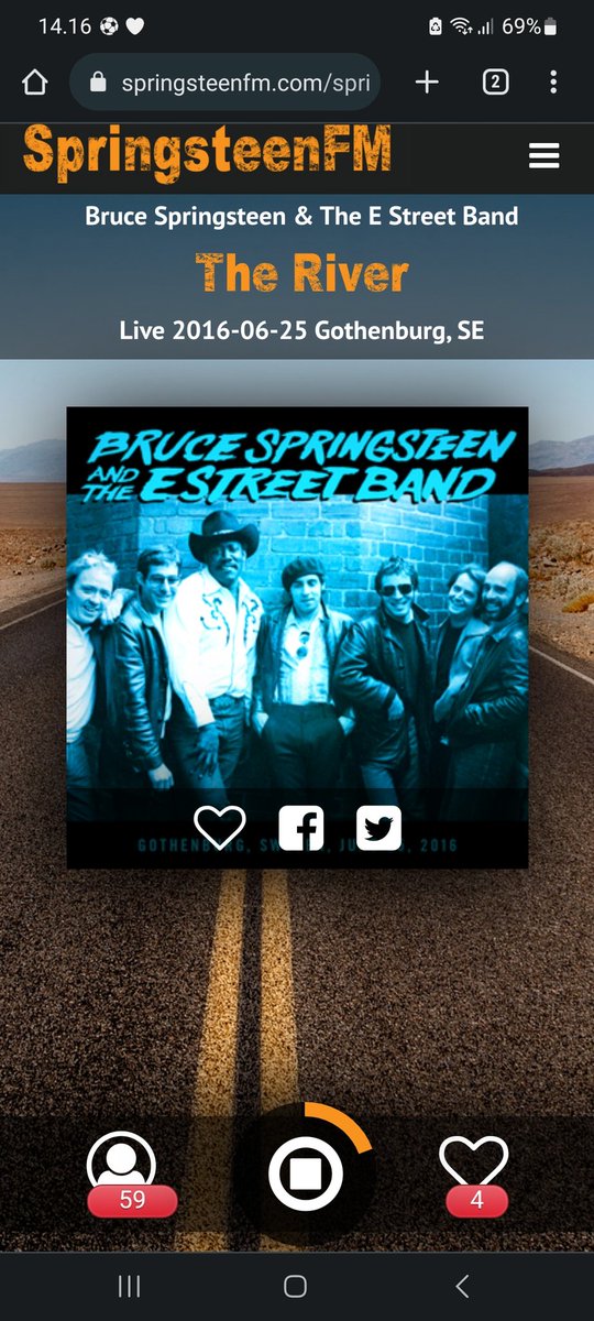 JuhaOksanen's tweet photo. I was there. What an unforgettable night. @springsteen #SpringsteenFM #TheRiverTour16 #MidsummerParty #Gothenburg https://t.co/TlKGjBV31Q