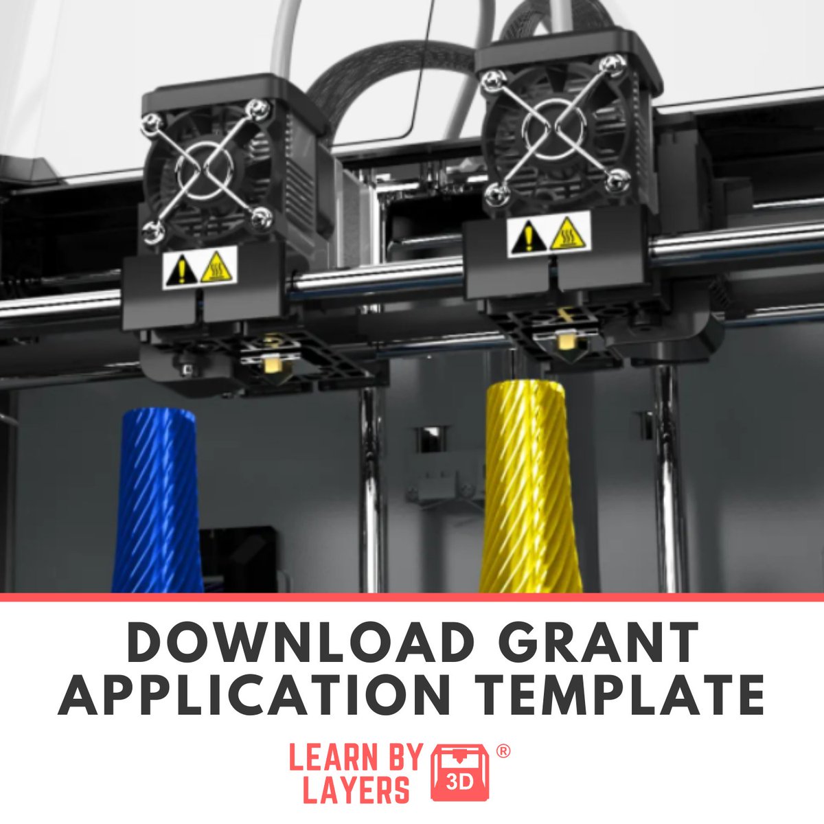 learnbylayers3D's tweet photo. 3D printing can help students develop valuable skills in design, engineering, & problem-solving. Our grant template can help secure funding for this technology in your school. Visit our site for info https://t.co/Flx3HqO3yH #STEMeducation #education #3dprintinschool #3dclass https://t.co/qjDUXE3iSY