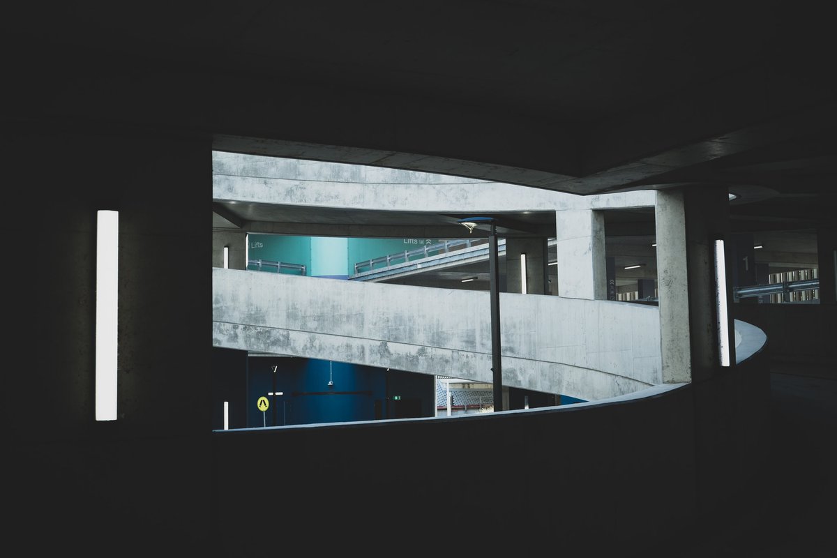 Diannesimages's tweet photo. Architecture of a carpark. 
#architecture #abstractphotography #FUJIFILM #fujifilm_xseries #CarParking #photography #womenphotographers https://t.co/kXHXOCV3Fi
