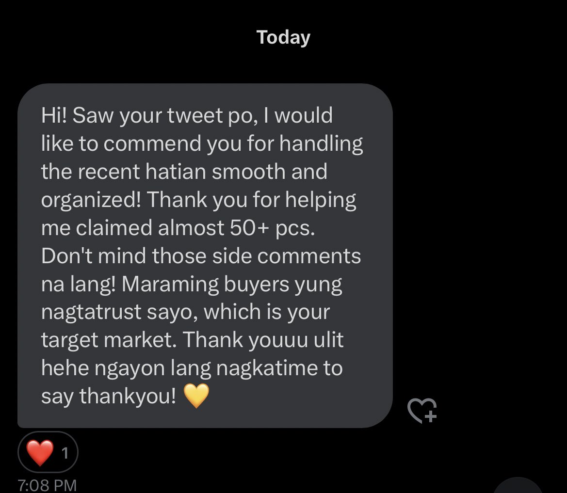 chichi_koyy's tweet photo. This!! Thank you so much po huhuhu ๐ฅบ๐ I badly needed this rn. Sali ko na din siya sa feedback since galing to sa qs ni @Chichii_3 hahaha.
Thank you so much po ulit buyer, you know who you are. ๐ฅบ๐
#DKT_feedbacks https://t.co/j2iYmqA6kK