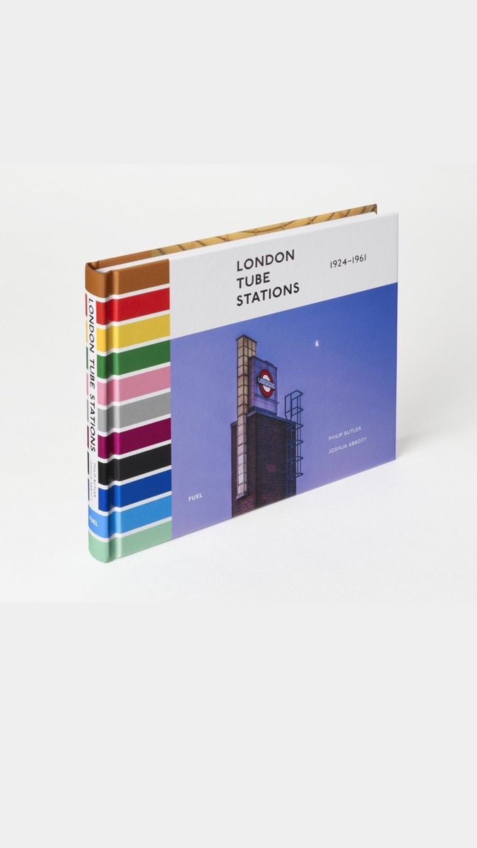 Love this book #Londontubestations greyscape.com/product/london… @mod_in_metro @FuelPublishing #tubestations #modernism #architecture